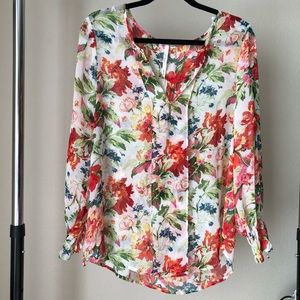 Nordstrom Bellatrix Floral Blouse